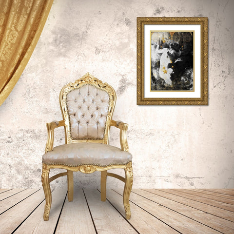 Toxic Fairy I Gold Ornate Wood Framed Art Print with Double Matting by Wiley, Marta
