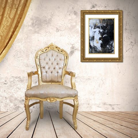 Toxic Fairy III Gold Ornate Wood Framed Art Print with Double Matting by Wiley, Marta