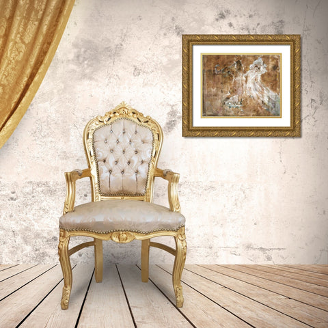 Shell boy I Gold Ornate Wood Framed Art Print with Double Matting by Wiley, Marta