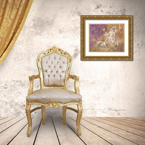 Shell boy VI Gold Ornate Wood Framed Art Print with Double Matting by Wiley, Marta