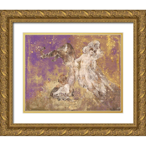 Shell boy VI Gold Ornate Wood Framed Art Print with Double Matting by Wiley, Marta