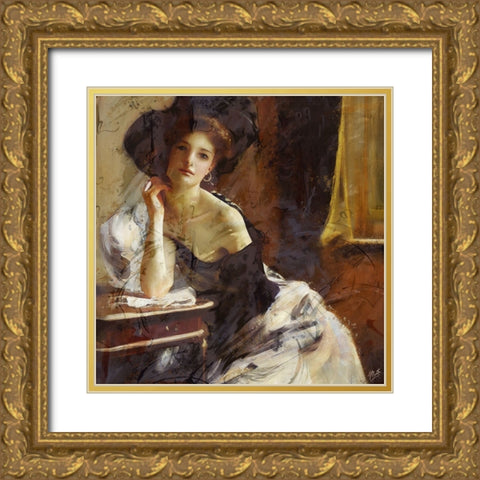 Golden Era I Gold Ornate Wood Framed Art Print with Double Matting by Wiley, Marta