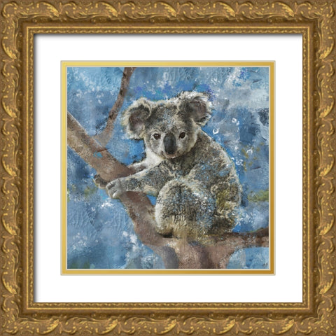 Koala I Gold Ornate Wood Framed Art Print with Double Matting by Wiley, Marta