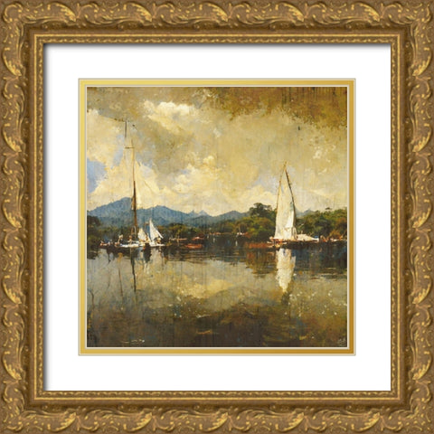 Valle De Bravo I Gold Ornate Wood Framed Art Print with Double Matting by Wiley, Marta