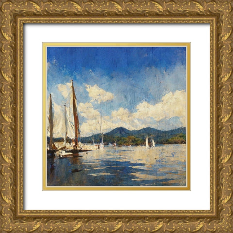 Sunny-Valle De Bravo Gold Ornate Wood Framed Art Print with Double Matting by Wiley, Marta