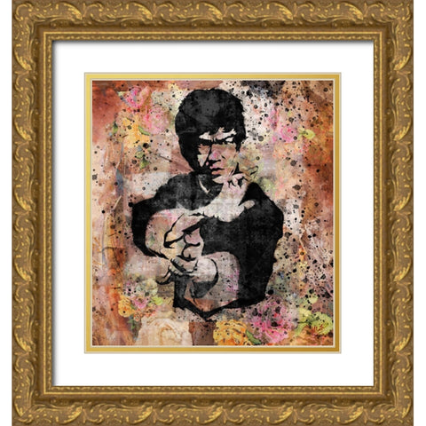 Bruce Lee III Gold Ornate Wood Framed Art Print with Double Matting by Wiley, Marta