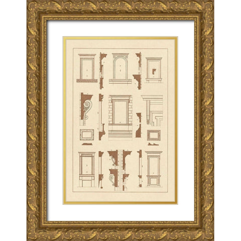 Widows of the Renaissance Gold Ornate Wood Framed Art Print with Double Matting by Buhlmann, J.