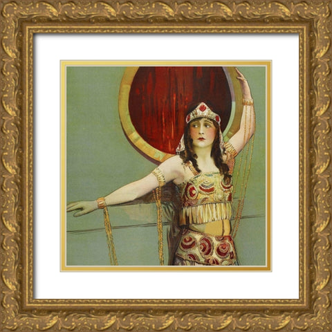 Vintage Film Posters: Her Purchase Price - Detail Gold Ornate Wood Framed Art Print with Double Matting by Unknown