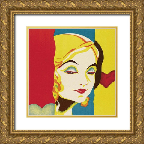 Vintage Film Posters: Seduction Erotik - Detail Gold Ornate Wood Framed Art Print with Double Matting by Unknown