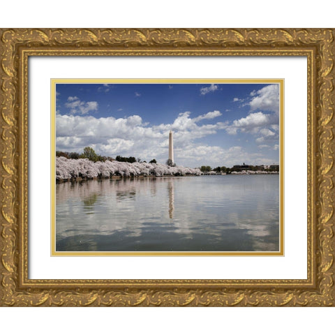 Washington Monument, Washington, D.C. Gold Ornate Wood Framed Art Print with Double Matting by Highmith, Carol