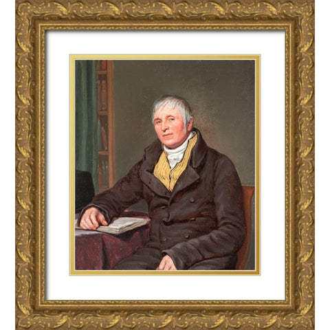 Charles Thompson Gold Ornate Wood Framed Art Print with Double Matting by Wonder, Pieter Christoffel