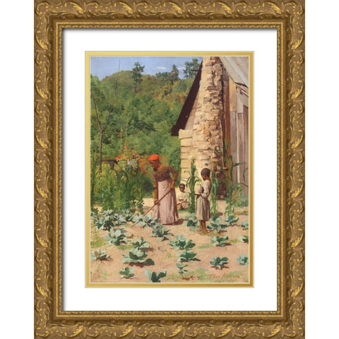 The Way They Live Gold Ornate Wood Framed Art Print with Double Matting by AnshutzÂ , Thomas