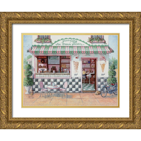 Goodies Gold Ornate Wood Framed Art Print with Double Matting by Kruskamp, Janet
