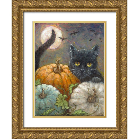 Halloween I Gold Ornate Wood Framed Art Print with Double Matting by Kruskamp, Janet