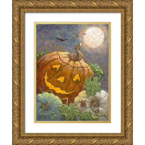 Halloween II Gold Ornate Wood Framed Art Print with Double Matting by Kruskamp, Janet