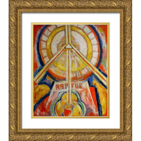 Raptus Gold Ornate Wood Framed Art Print with Double Matting by Hartley, Marsden