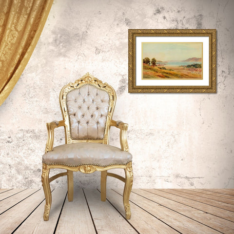 Golden Gate-San Francisco-California 1914 Gold Ornate Wood Framed Art Print with Double Matting by Palmer, Sutton