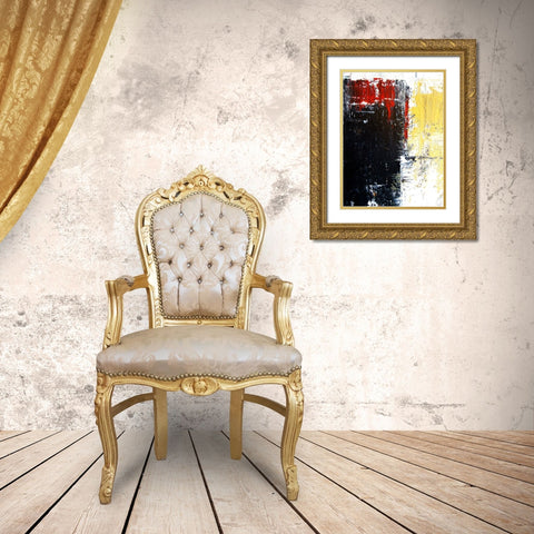 Portal Gold Ornate Wood Framed Art Print with Double Matting by Clement, Diane