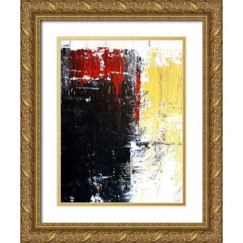 Portal Gold Ornate Wood Framed Art Print with Double Matting by Clement, Diane