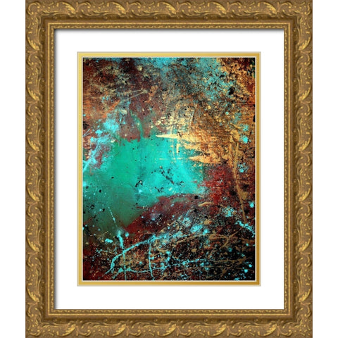 Into the Abyss Gold Ornate Wood Framed Art Print with Double Matting by Clement, Diane