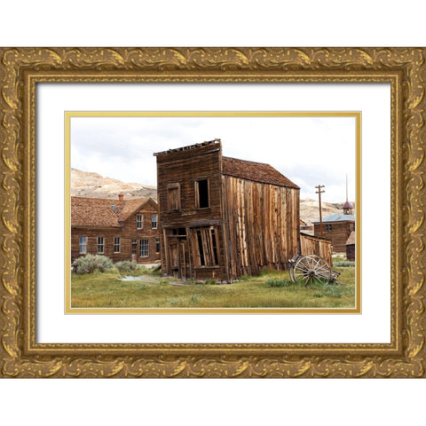Bodie Ghost Town-Mono County-California-United States Gold Ornate Wood Framed Art Print with Double Matting by Highsmith, Carol