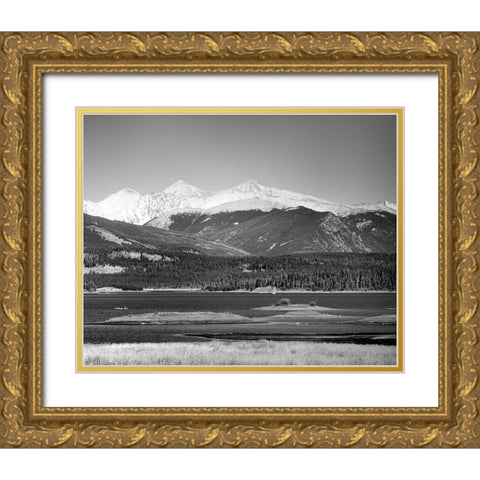 Rocky Mountains-USA Gold Ornate Wood Framed Art Print with Double Matting by Highsmith, Carol