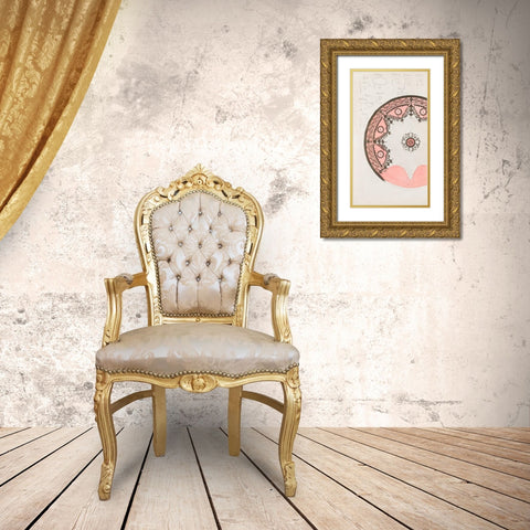 Design for a Noritake Plate VIII Gold Ornate Wood Framed Art Print with Double Matting by Noritake Designs