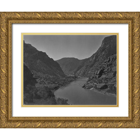 Green River-Utah Gold Ornate Wood Framed Art Print with Double Matting by OSullivan, Timothy H