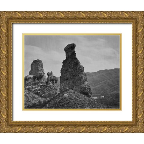 Witches Rock-Utah Gold Ornate Wood Framed Art Print with Double Matting by OSullivan, Timothy H