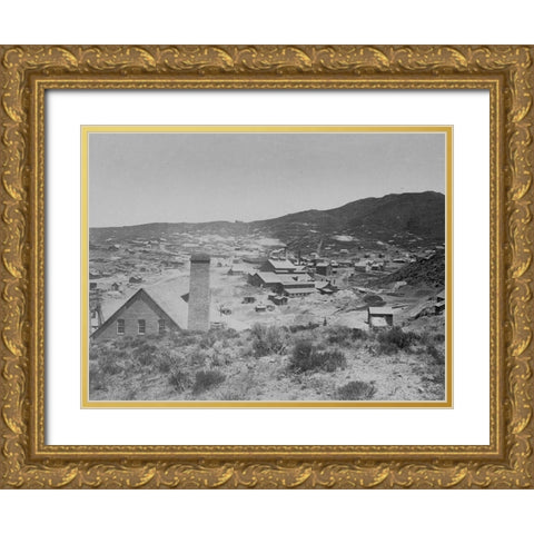 Austin-Nevada Gold Ornate Wood Framed Art Print with Double Matting by OSullivan, Timothy H