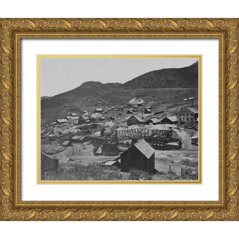 Gold Hill-Nevada Gold Ornate Wood Framed Art Print with Double Matting by OSullivan, Timothy H