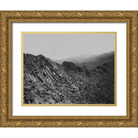 Karnak-Montezuma Range-Nevada Gold Ornate Wood Framed Art Print with Double Matting by OSullivan, Timothy H