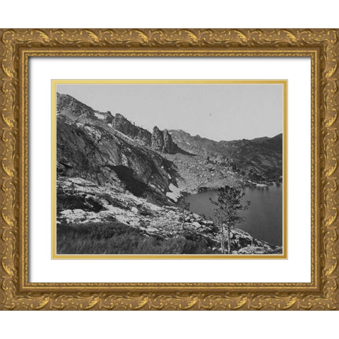 Lake Marian-Humboldt-Nevada Gold Ornate Wood Framed Art Print with Double Matting by OSullivan, Timothy H