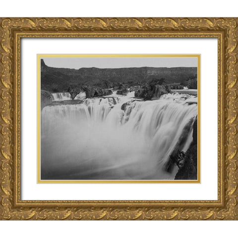 Shoshone Falls-Idaho Gold Ornate Wood Framed Art Print with Double Matting by OSullivan, Timothy H