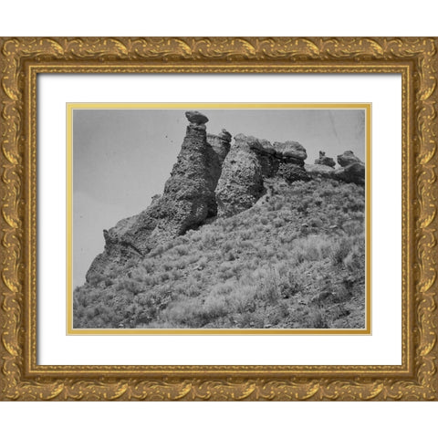 Witches Rocks-Utah Gold Ornate Wood Framed Art Print with Double Matting by OSullivan, Timothy H