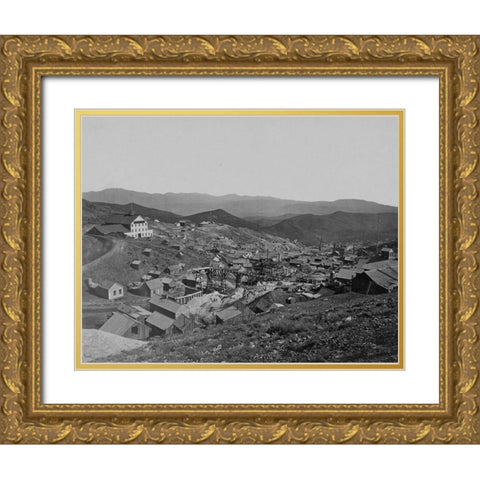 Gold Hill-Nevada Gold Ornate Wood Framed Art Print with Double Matting by OSullivan, Timothy H