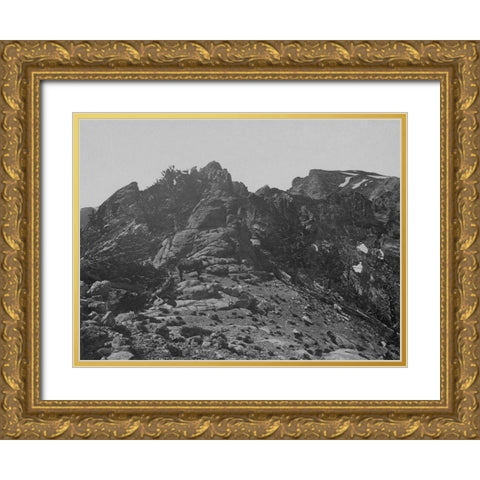 Summit-Humboldt Mountains-Nevada Gold Ornate Wood Framed Art Print with Double Matting by OSullivan, Timothy H