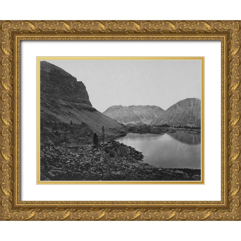 Lake Jan-Uinta Mountains-Utah Gold Ornate Wood Framed Art Print with Double Matting by OSullivan, Timothy H