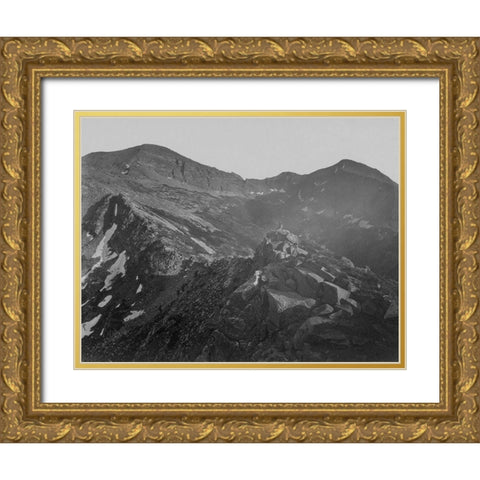 In the Humboldt Mountains-Nevada Gold Ornate Wood Framed Art Print with Double Matting by OSullivan, Timothy H
