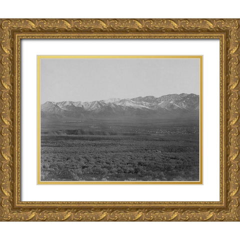 Wahsatch near Salt Lake-Utah Gold Ornate Wood Framed Art Print with Double Matting by OSullivan, Timothy H