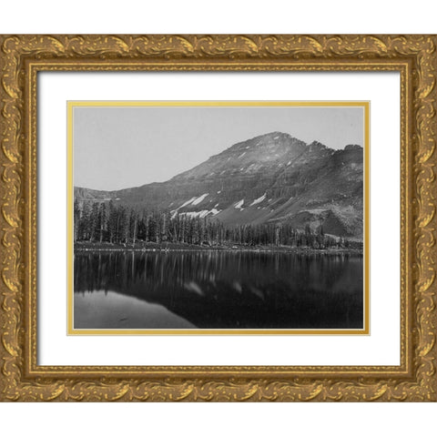 Mt. Agassiz-Uinta Mountains-Utah Gold Ornate Wood Framed Art Print with Double Matting by OSullivan, Timothy H