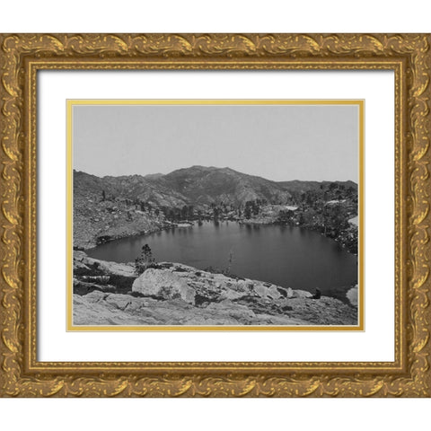 Lake Marian-Humboldt Mountains-Nevada Gold Ornate Wood Framed Art Print with Double Matting by OSullivan, Timothy H