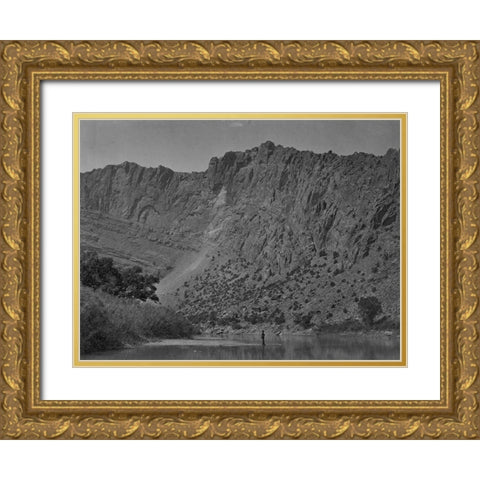 Flaming Gorge-Green River-Utah Gold Ornate Wood Framed Art Print with Double Matting by OSullivan, Timothy H