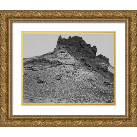 Buttes near Green River City-Wyoming Gold Ornate Wood Framed Art Print with Double Matting by OSullivan, Timothy H