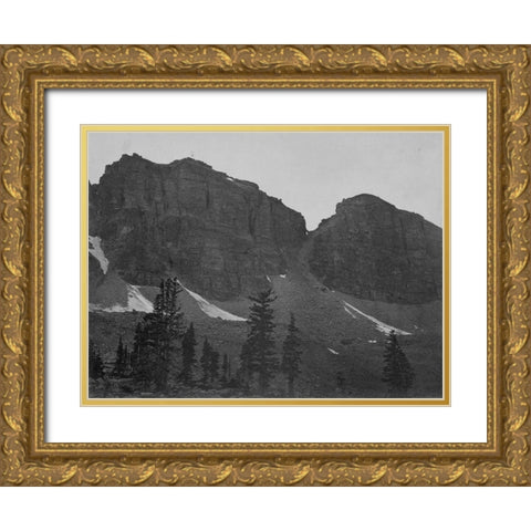 Uinta Summit head Bear River-Wyoming Gold Ornate Wood Framed Art Print with Double Matting by OSullivan, Timothy H