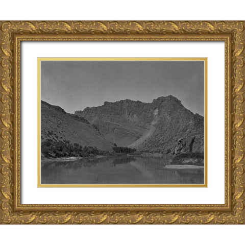 Flaming Gorge-Green River-Utah Gold Ornate Wood Framed Art Print with Double Matting by OSullivan, Timothy H