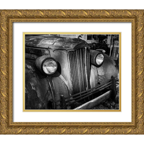 Old-Rusted Truck Gold Ornate Wood Framed Art Print with Double Matting by Highsmith, Carol