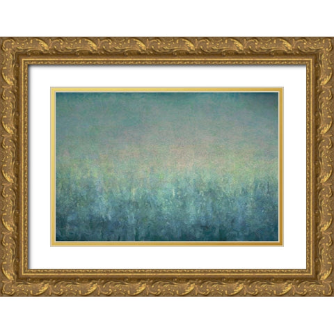 Among Trees Gold Ornate Wood Framed Art Print with Double Matting by Alpenglow Workshop