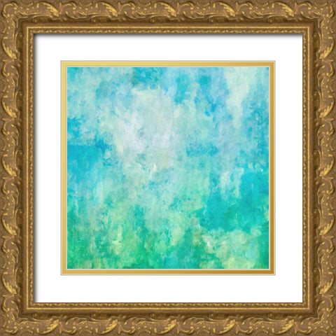 Asleep in the Grass Gold Ornate Wood Framed Art Print with Double Matting by Alpenglow Workshop