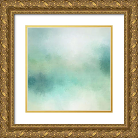 Cloud Forest Gold Ornate Wood Framed Art Print with Double Matting by Alpenglow Workshop
